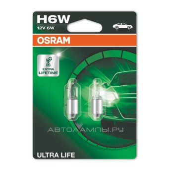 H6W 12V-6W (BAX9s) (.  ) Ultra Life ( 2.) 64132ULT-02B (.2)